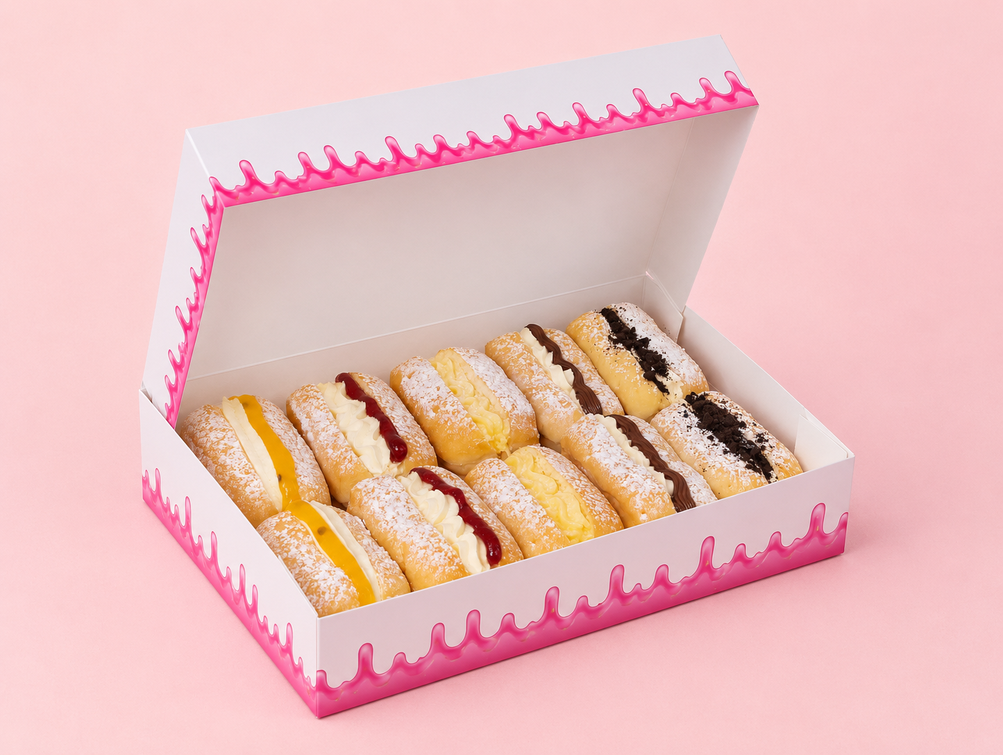 The Mixed Fresh Cream Bun Box