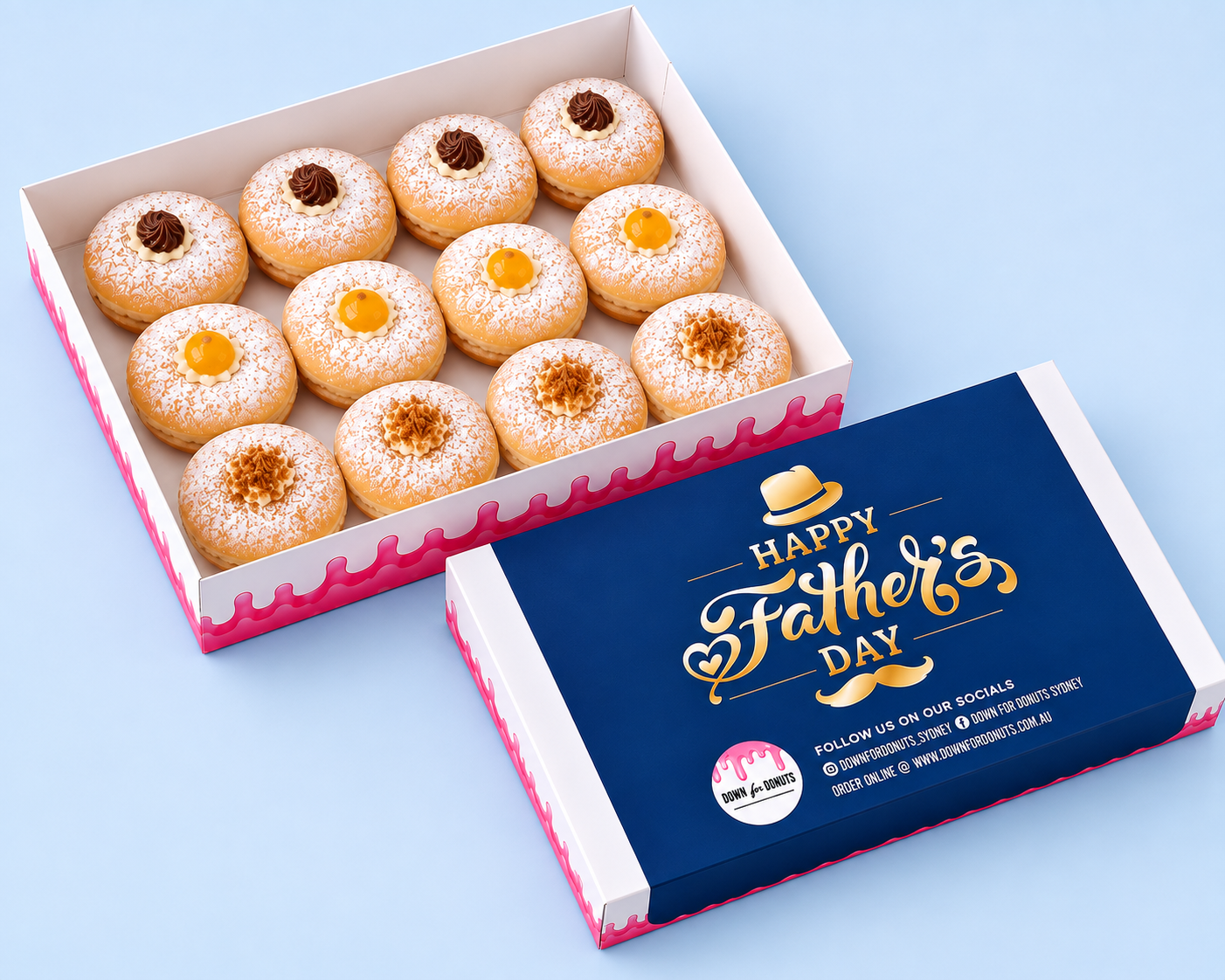 Father's Day Build-Your-Own Mini Donut Cake Box