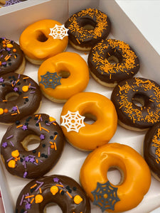 Halloween glazed donuts