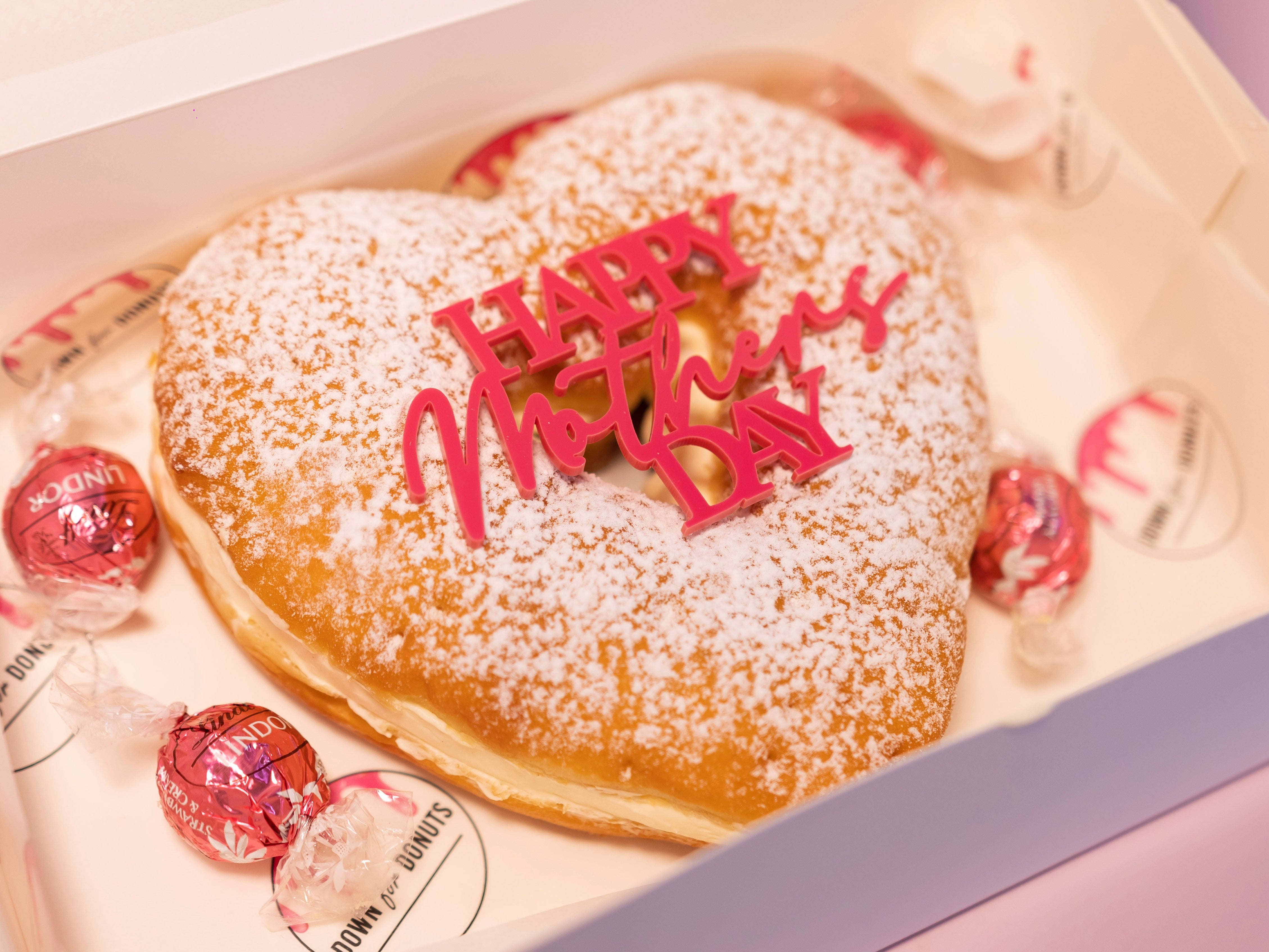 Mother's Day Heart Cake