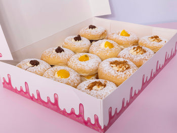 12 Fresh Cream Mini Donut Cakes