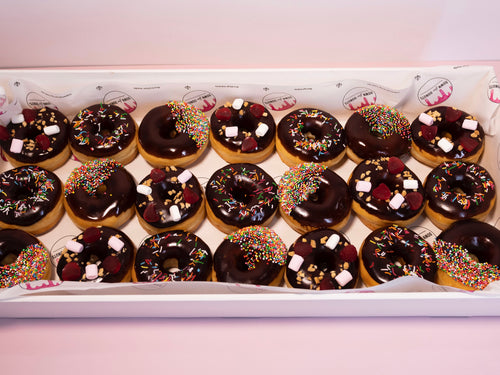21 Chocolate Glazed Donuts