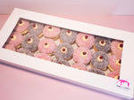 Load image into Gallery viewer, 21 Chocolate &amp; Strawberry Lamington Donuts
