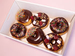 Load image into Gallery viewer, 6 Chocolate Glazed Donuts
