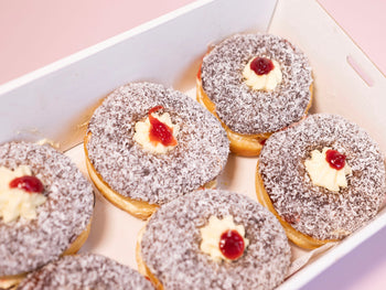 6 Chocolate Lamington Donuts