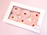 Load image into Gallery viewer, 6 Strawberry Lamington Donuts

