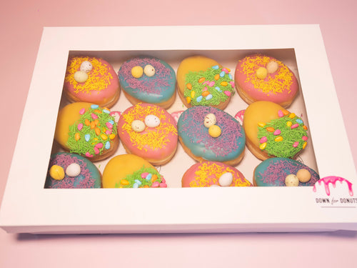 12 Easter Egg Shaped Donuts