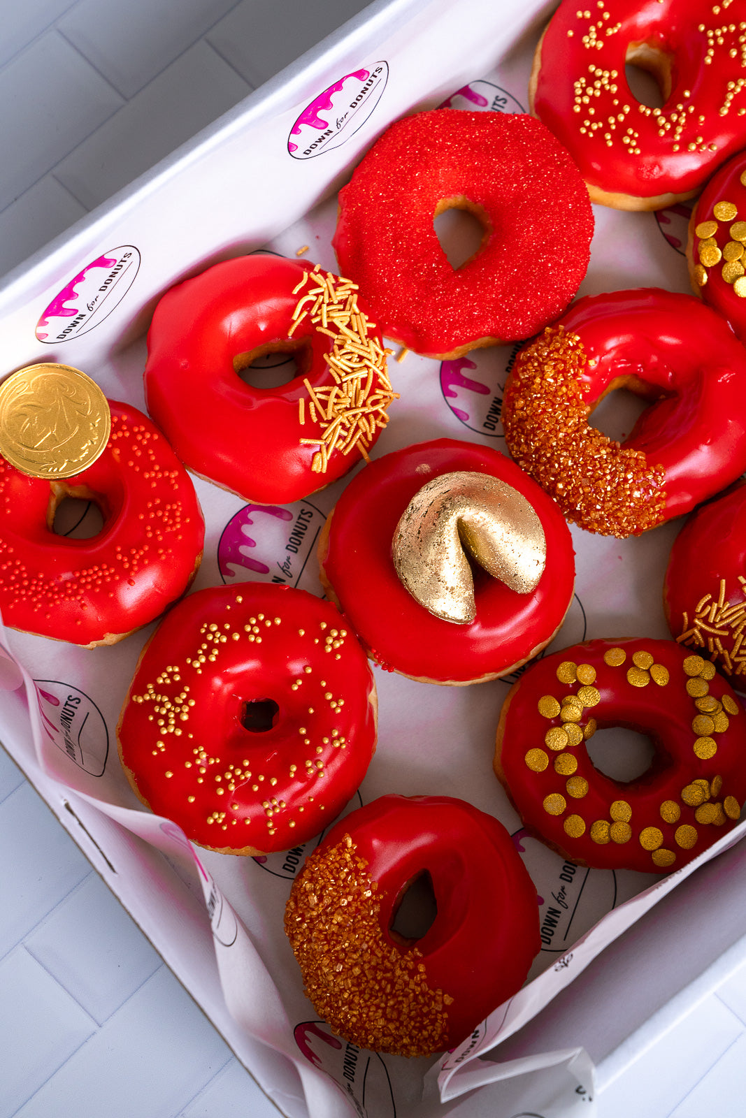Lunar New Year Glazed Donut Box